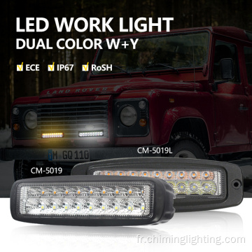 Universal 6 pouces 18W poutre combinée LED LED LETTRIER LET POUR JEEP OFF ROAD 4WD 4X4 CABINE UTE SUV ATV